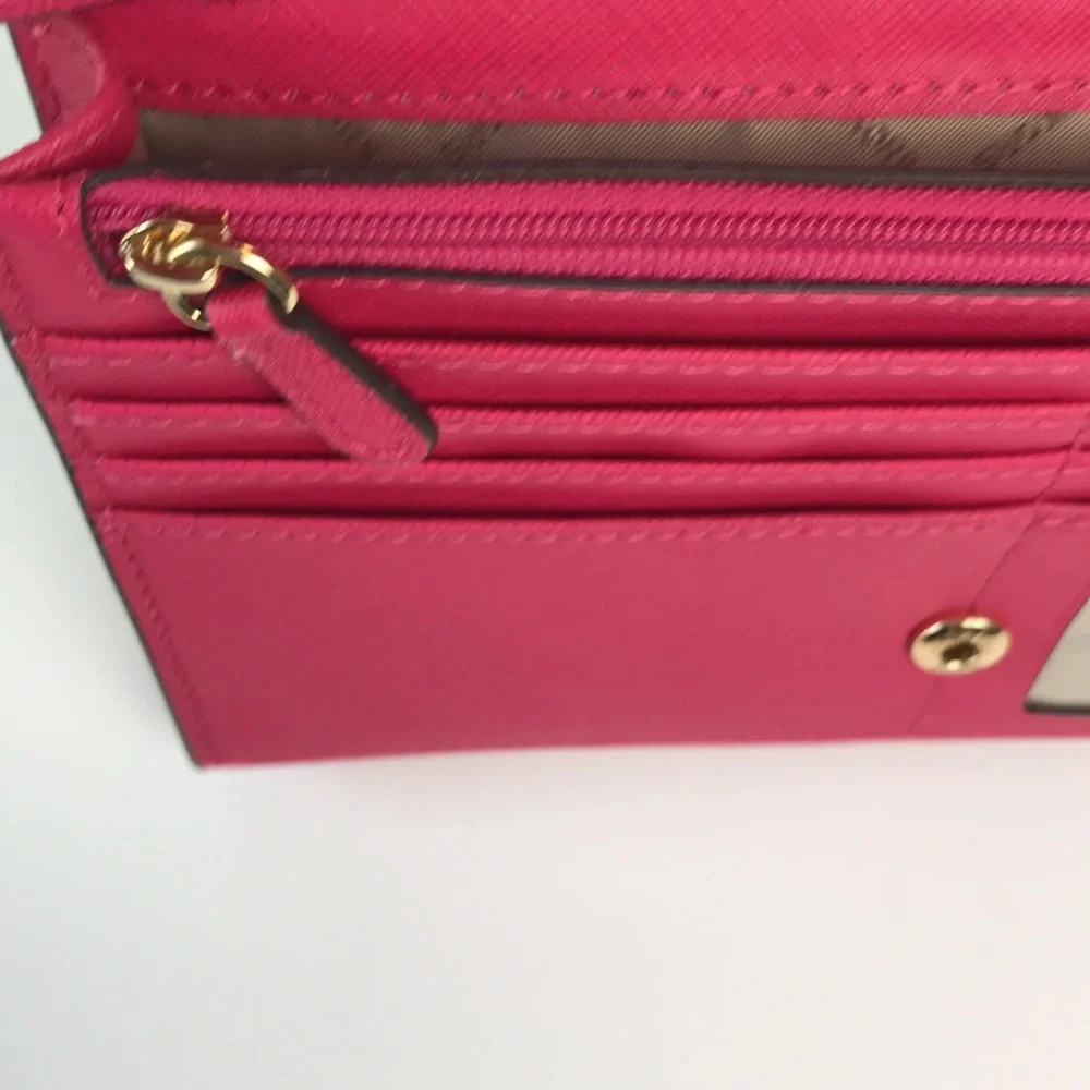 Michael Kors Jet Set Saffiano Leather Convertible Crossbody Clutch Bag